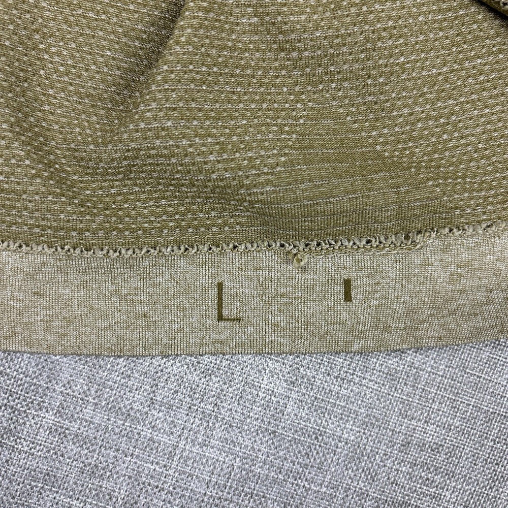 Lululemon Hoodie Mens L Green 1/4 Zip Stretch Your Head Lightweight - Picture 12 of 16